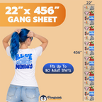 DTF Transfers Upload Gang Sheets