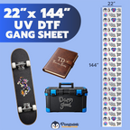 3D UV DTF Transfers Gang Sheet Builder